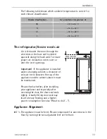 Preview for 11 page of AEG SANTO Compact Refrigerator Freezer Operating Instructions Manual