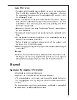 Preview for 5 page of AEG SANTO K 8 18 40 i Operating And Installation Instructions