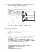 Preview for 20 page of AEG SANTO K 91240-4 i Operating Instructions Manual