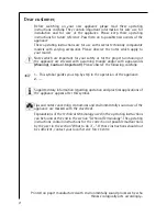 Preview for 2 page of AEG SANTO S 70178 TK3 Operating Instructions Manual