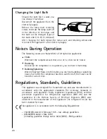 Preview for 20 page of AEG SANTO S 70178 TK3 Operating Instructions Manual