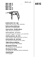 Предварительный просмотр 1 страницы AEG SB2-570 Instructions For Use Manual