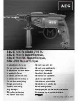 Предварительный просмотр 1 страницы AEG SB2-750 SuperTorque Instructions For Use Manual