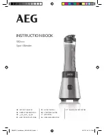 AEG SB2 Series Instruction Book preview
