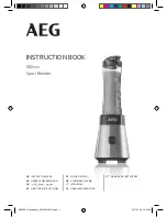 Предварительный просмотр 1 страницы AEG SB2 Series Instruction Book