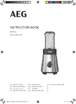 AEG SB29 Series Instruction Book preview