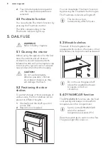 Preview for 8 page of AEG SCB61811TS User Manual