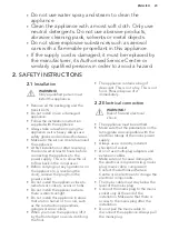 Preview for 23 page of AEG SCE81816TS User Manual