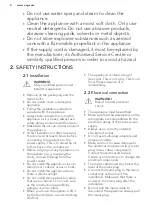 Preview for 4 page of AEG SCE81821FS User Manual