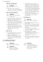 Preview for 6 page of AEG SCE818E6NS User Manual