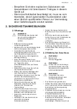 Preview for 5 page of AEG SDB612E1AS User Manual