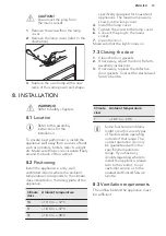 Preview for 13 page of AEG SFE58221AF User Manual