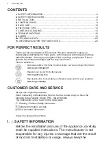 Preview for 2 page of AEG SFE618F1DS User Manual