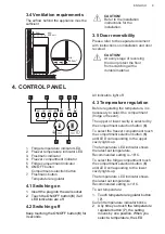 Предварительный просмотр 9 страницы AEG SFE618F1DS User Manual