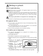 Предварительный просмотр 23 страницы AEG SK 78840-6E Operating Instructions Manual