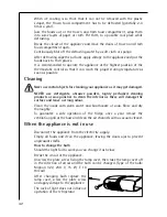 Предварительный просмотр 42 страницы AEG SK 78840-6E Operating Instructions Manual