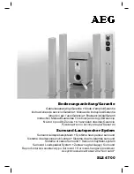 AEG SLS 4700 Instruction Manual preview