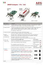 Preview for 20 page of AEG SNMP Ext Quick Start Manual