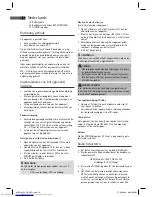 Предварительный просмотр 10 страницы AEG SR 4320 CD Instruction Manual & Guarantee