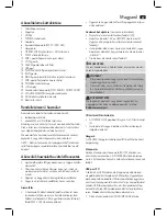 Предварительный просмотр 47 страницы AEG SR 4339 Instruction Manual