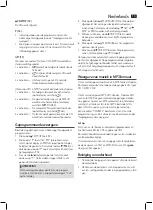 Предварительный просмотр 13 страницы AEG SR 4346 CD MP3 Instruction Manual