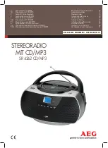 AEG SR 4362 CD/MP3 Instruction Manual preview