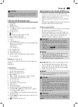 Предварительный просмотр 5 страницы AEG SR 4367 BT Instruction Manual