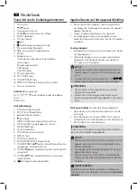 Предварительный просмотр 14 страницы AEG SR 4367 BT Instruction Manual