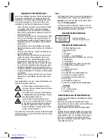 Preview for 4 page of AEG SR4310 Operating Instructions Manual