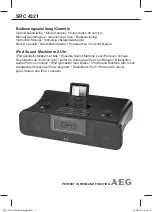 AEG SRC 4321 Instruction Manual preview