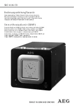 AEG SRC 4325 CD Instruction Manual предпросмотр