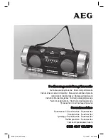 Предварительный просмотр 1 страницы AEG SRR 4317 CD/MP3 Instruction Manual & Guarantee