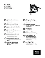 AEG ST 500 Instructions For Use Manual preview