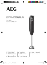 Предварительный просмотр 1 страницы AEG STM3 Series Instruction Book