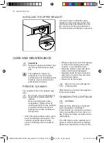 Предварительный просмотр 38 страницы AEG SWB61501DG User Manual