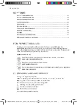 Preview for 56 page of AEG SWB66001DG User Manual