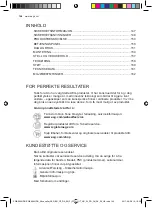 Preview for 146 page of AEG SWB66001DG User Manual