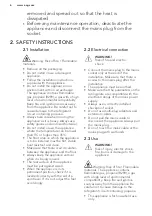 Preview for 6 page of AEG T7DBG841 User Manual