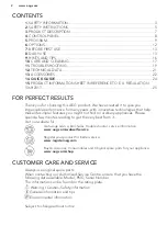 Preview for 2 page of AEG T8DBE86W User Manual