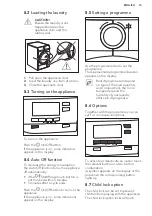 Preview for 15 page of AEG T8DER945C User Manual