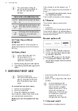 Preview for 14 page of AEG TR819P4B User Manual