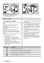 Предварительный просмотр 16 страницы AEG TR849P4B User Manual