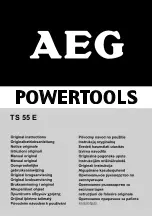 Предварительный просмотр 2 страницы AEG TS 55 E Original Instructions Manual