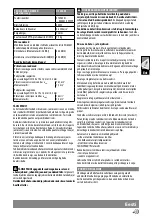 Предварительный просмотр 51 страницы AEG US 400 XE Original Instructions Manual