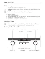 Preview for 8 page of AEG USER MANUAL BUILT-IN ELECTRIC OVEN B5701-5 User Manual