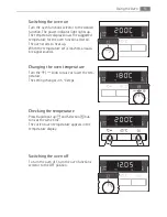 Предварительный просмотр 9 страницы AEG USER MANUAL BUILT-IN ELECTRIC OVEN B5701-5 User Manual