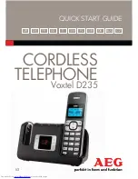 AEG Voxtel D235 Quick Start Manual предпросмотр