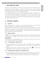 Preview for 3 page of AEG Voxtel D80 Quick Start Manual