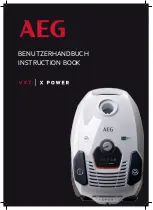 AEG VX7 X POWER Instruction Book предпросмотр