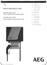 Preview for 1 page of AEG WALLBOX WB 11 Installation Instructions Manual